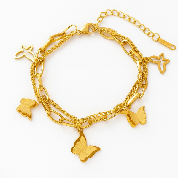 Butterfly Charm Bracelet