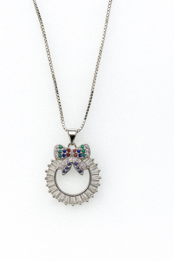 Crystal Bow Charm                                         (A-PN 205)